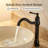 Single-Handle Single Hole Swivel Spout Bathroom Vessel Sink Faucet With Pop-Up Drain Assembly-115707340