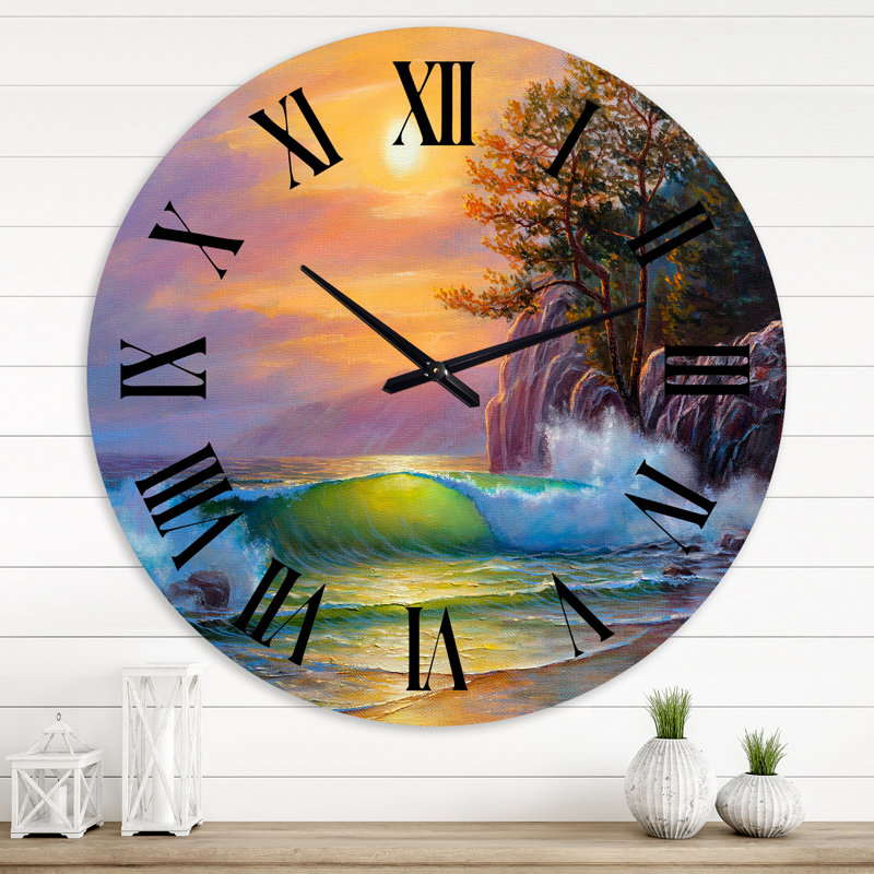 Horloge murale nautique et côtière, Grand