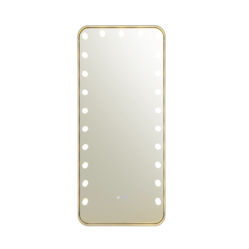 Jensen Freestanding Led Full Length Mirror, White