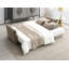 Lit gigogne en tissu avec rangement Irina