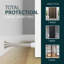 MEGA HANDLES Paquet de 4 taquets de porte à ressort en fer - Bouchon à ressort flexible antirouille 3,35 po avec embout en caoutchouc - Nickel satiné-131669878-131669879