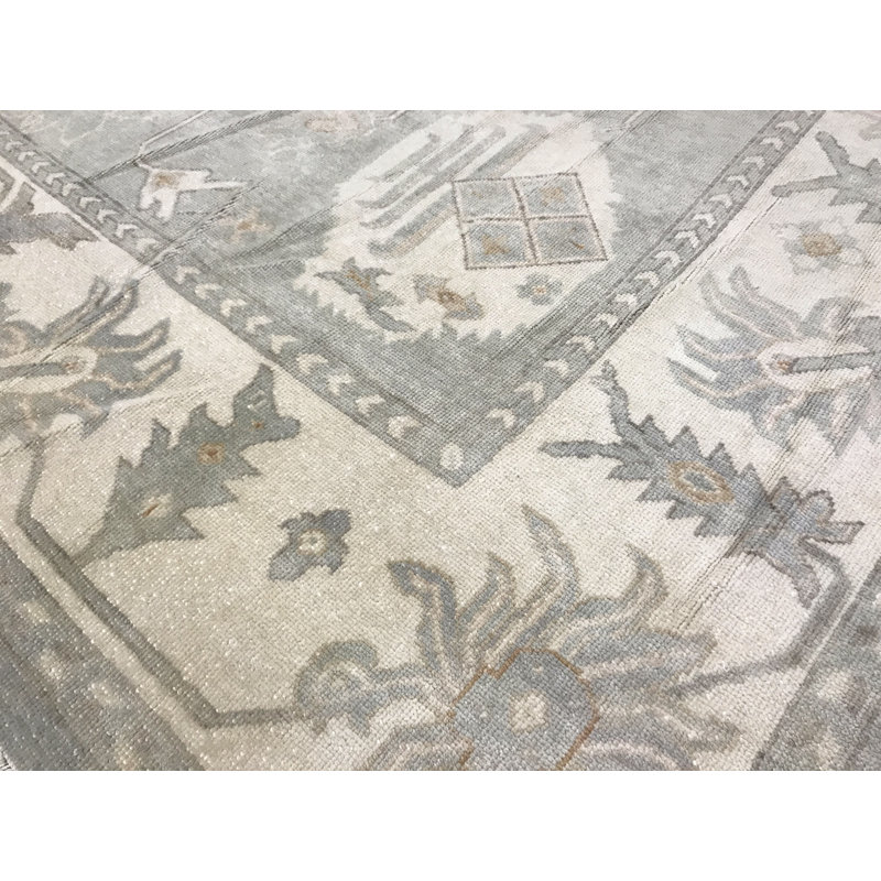 Smynra Oushak One-of-a-Kind Rectangle 10'1" X 14'1" Area Rug