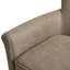 Fauteuil d'appoint pivotant en cuir Belmont-346162062