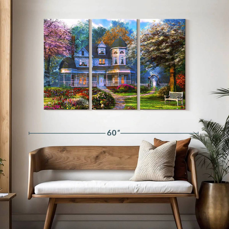 Lilie Victorian Home, H 32 po x l 50 po