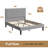 Modern Upholstered Platform Bed With Seamless Headboard, No Box Spring Needed, Full Size, Queen Size, King Size-664654976-664655006