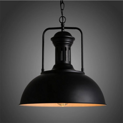 Luminaire suspendu en forme de dôme à 1 lumière