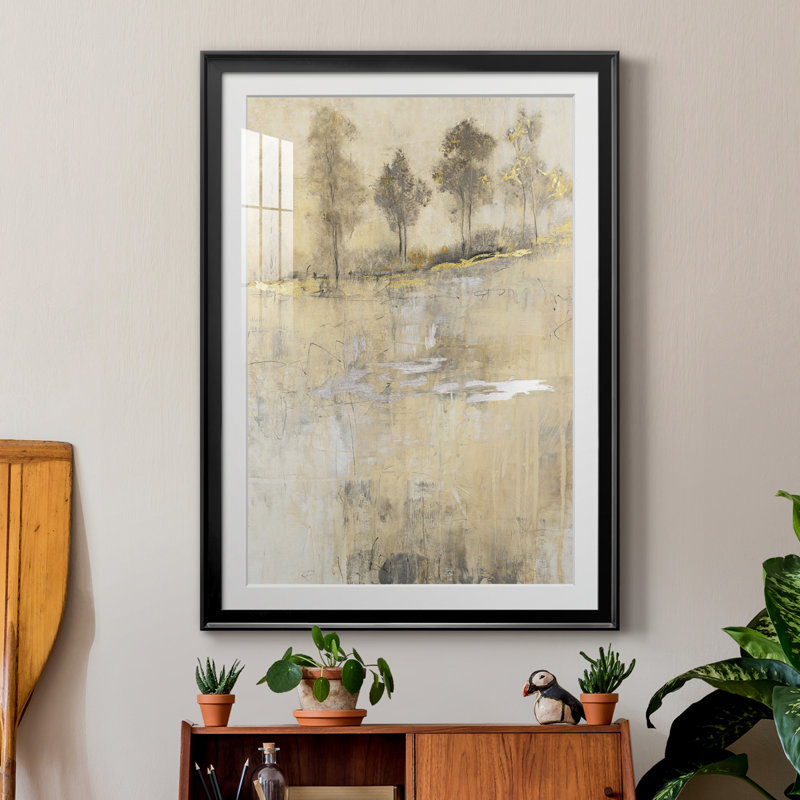«Cloake In Mist II», reproduction encadrée de qualité supérieure - prête à être accrochée, H 36,5 po x l 26,5 po x P 1 po