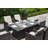 Aerolyn 6 - Person Plastic and Wicker Patio Dining Set Rectangular Table with Cushions Included-735300674-735300675