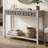 Chul 43.3" Traditional Console Table With Curved Edge Top 43.3" Traditional Console Table With Open Shelf-1855846595