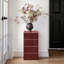 60cm Modern Grid-Tiled Square End Table-525681351