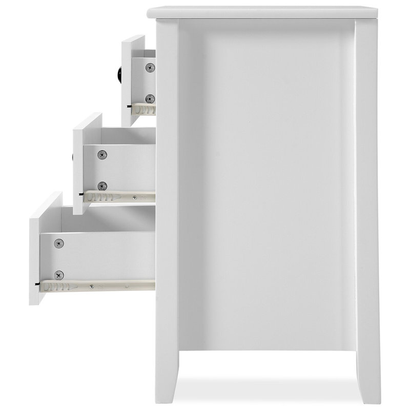 Mckown 45 cm W Bedside Table, 1