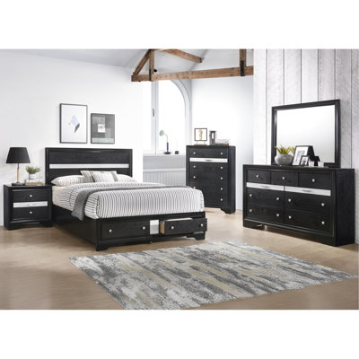Lit pour grand lit Shimmering Silver Accent