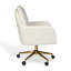 Fauteuil de bureau pivotant avec coussins doubles Martha Stewart Clara-112163889-112163873