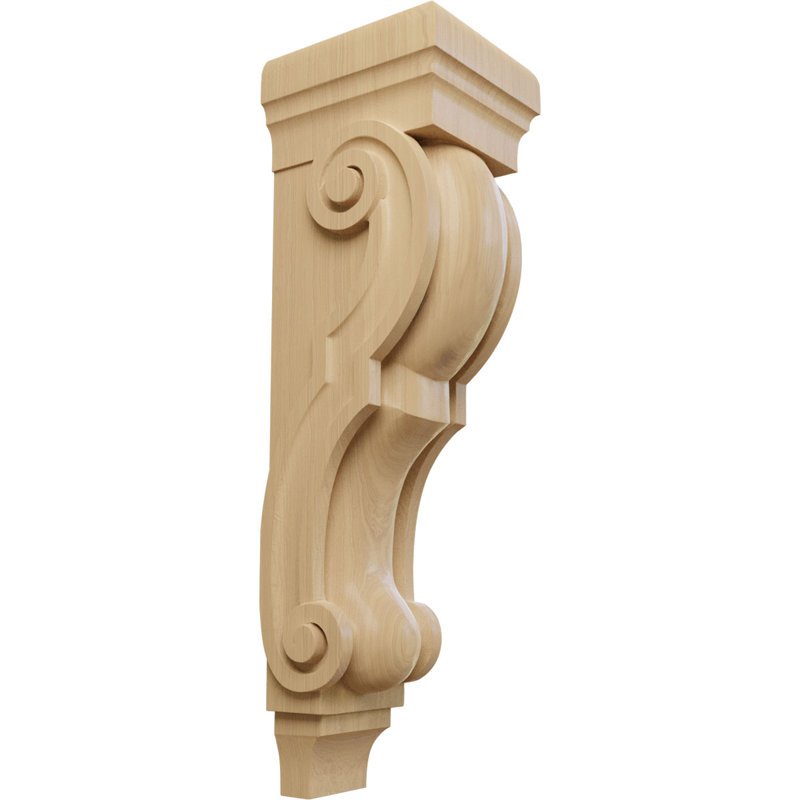 Grand corbeau en bois traditionnel géant, Cerisier