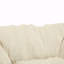 Fauteuil à billes Olbia, fausse fourrure beige