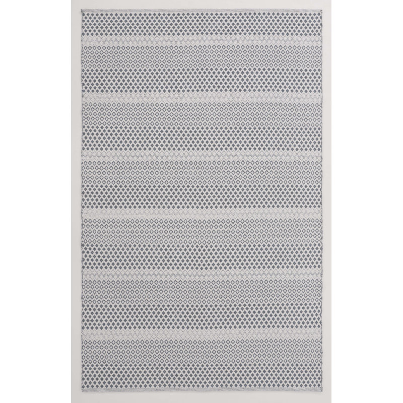 Kristian Cotton Geometric Indoor Rug, Rectangle 5' x 8'