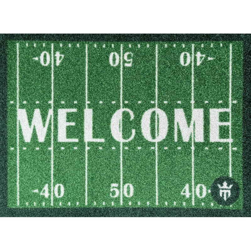 Latitude Run® Welcome Field Floor Mat | Wayfair