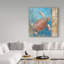 «Turtle and Sea» par Art Licensing Studio, reproduction d'art textuel sur toile-31871934