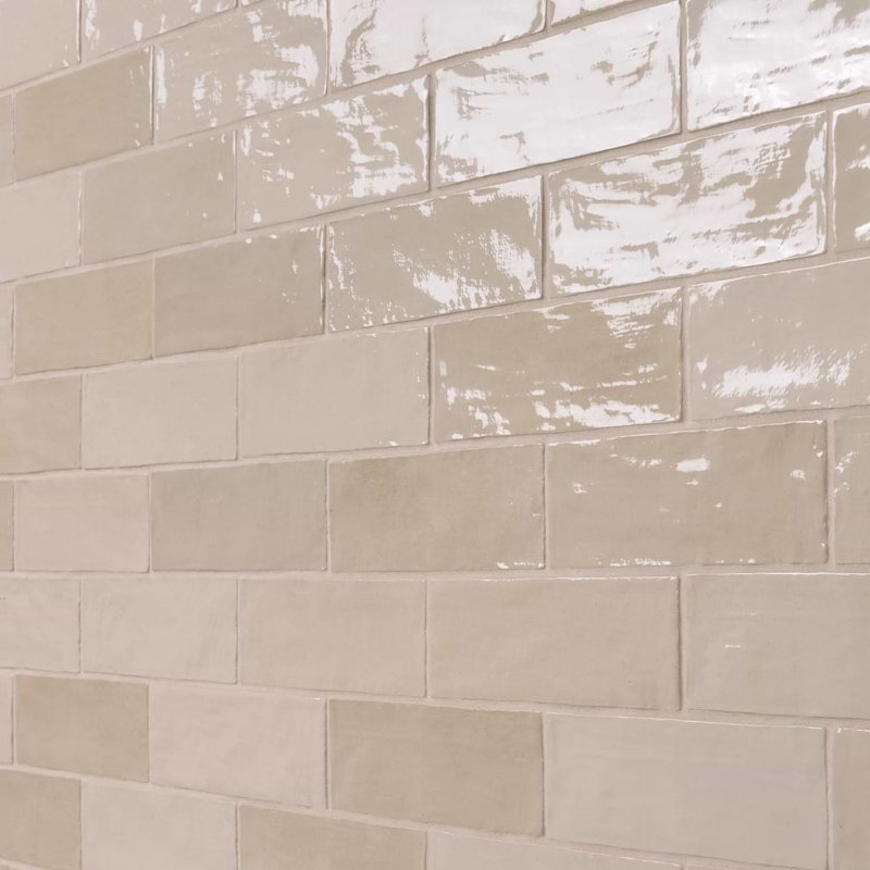 Portmore 3x8 Glazed Ceramic Tile, Sand
