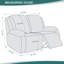Causeuse inclinable Harriet 2 pièces Harriet-91268619
