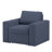 Glen Park Upholstered Accent Chair With 1 Hidden Metal Wire Storage Drawer-574856520