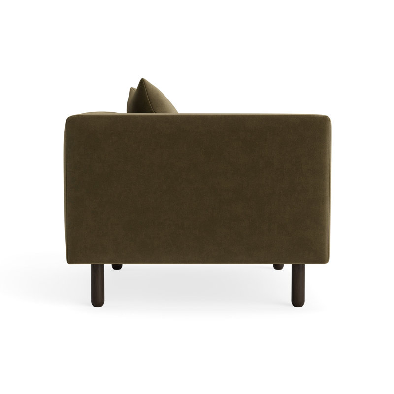 MTO - Mono Lounge Chair, Moss Velvet