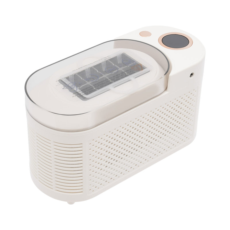 Mini Countertop Ice Maker Compact Ice Machine For Home/Car/Travel, White