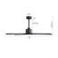 5-ABS Blades Indoor Ceiling Fan without Light-620337789-620337790-620337791