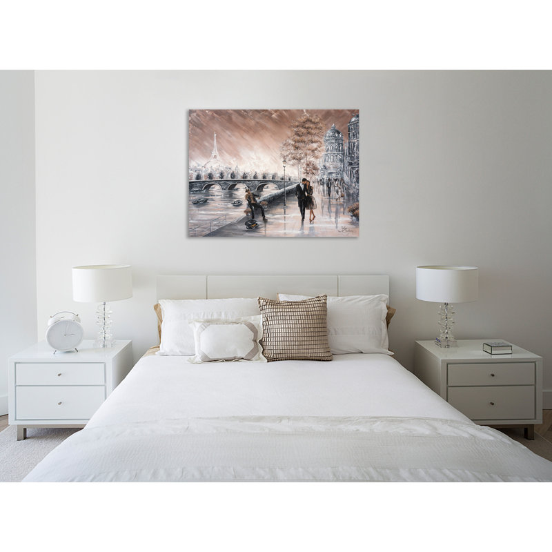 «Love Is In The Air, Paris Flair», toile tendue par Isabella Karolewicz, H 15 po x l 20 po x P 1,5 po