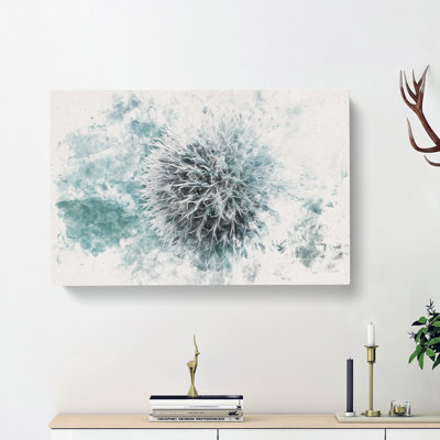 Globe Thistle - Wrapped Canvas Print