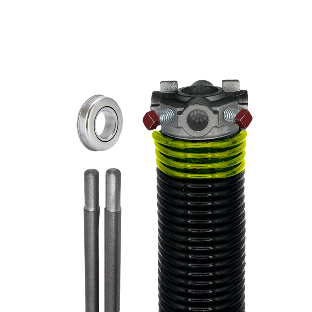 G.A.S. Hardware Garage Door Torsion Springs, 207 X 2 X 25 Black Cone Left Hand Wound For Right Side W 1 Bearing Bars G.A.S. Hardware Garage Door Torsion Springs, 207 X 2 X 25 Black Cone Left Hand Wound For Right Side W 1 Bearing Bars