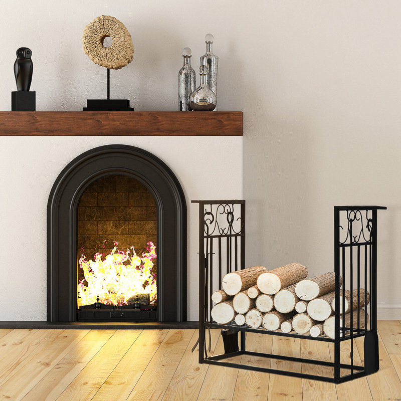 75cm W Metal Log Rack