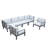 6 - Person Modular Patio Conversation Set with Cushions-1859819276