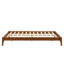 Base de lit plateforme en bois de bambou sec de 12 pouces avec support en lattes de bois-1679473259