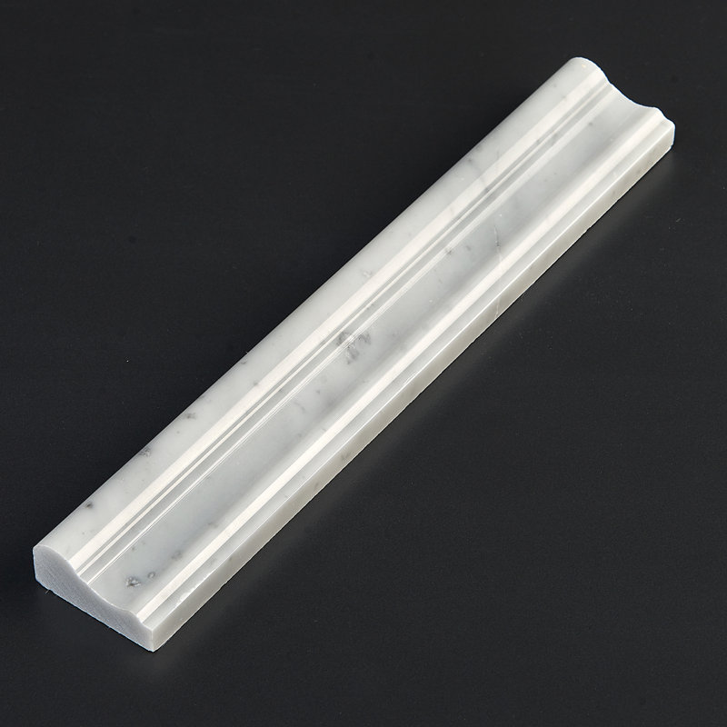 12'' L x 2'' W Marble Chair Rail Tile Trim