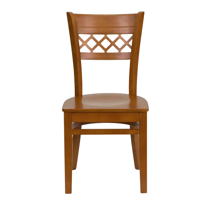 18'' H Cherry Solid Wood Side Chair, Cherry