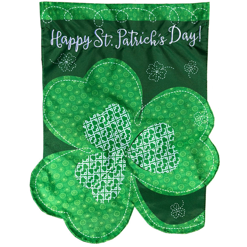 Drapeau de jardin Shamrock