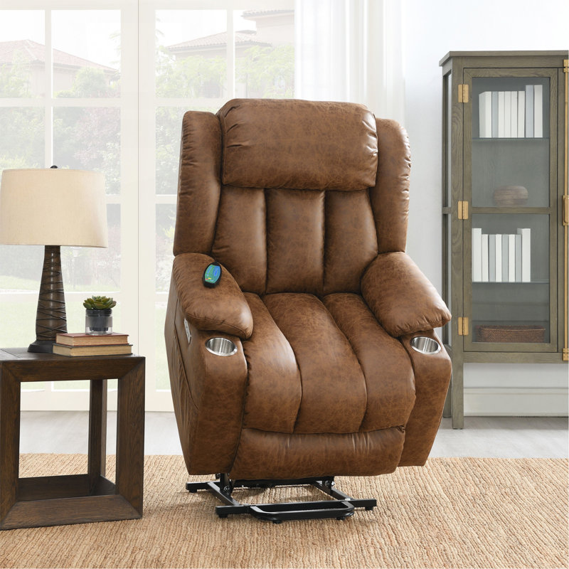 Comfortable Leather Recliner With Advanced Functions For Relaxation