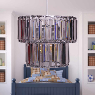 Kelson 22cm H Plastic Drum Pendant Shade ( Uno )