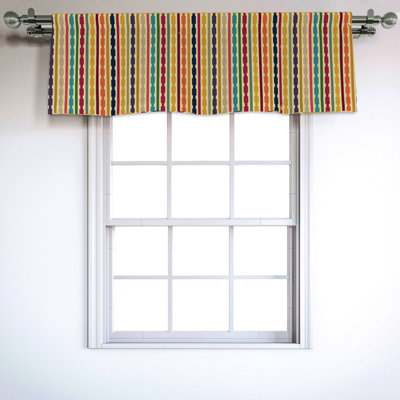 Sateen Ruffled Window Valance