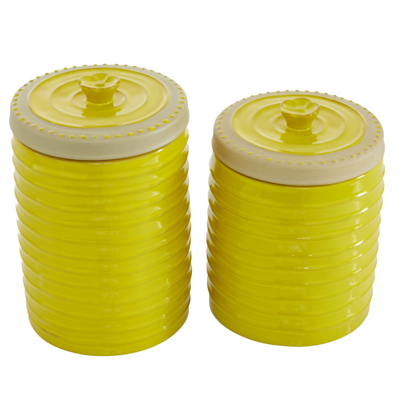 Stoneware Canister - Set of 2