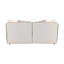 Causeuse en chenille Yolanda avec 4 coussins
