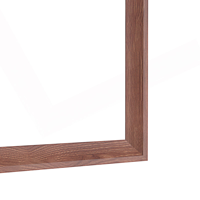 Miroir de salle de bain moderne, 40,05 po x 60,05 po, Noyer