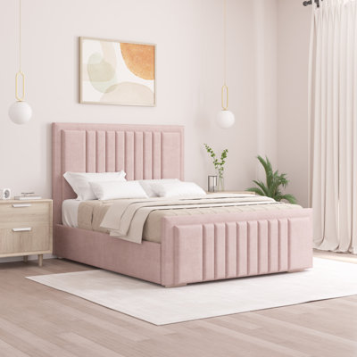 Alama Upholstered Panel Bed