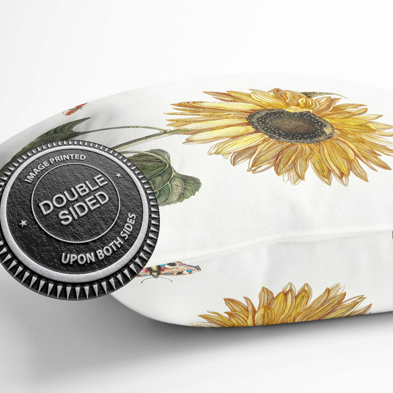 Square Throw Cushion, 40cm H x 40cm W x 15cm D