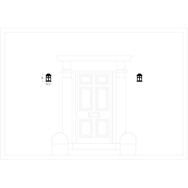 Mckee Extra Small Lantern from, 10'' H x 10.75'' W x 12.75" D, Antique Bronze