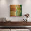 «Angles No. 2» par Naomi Taitz Duffy, art mural en métal doré, 24 po x 24 po-133566780
