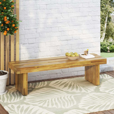 Banc de jardin en bois pour 2 personnes