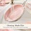 Vanderpump By Anolon Tri-Ply Clad Ceramic Nonstick Frying Pan, 10-Inch, Villa Rosa Pink