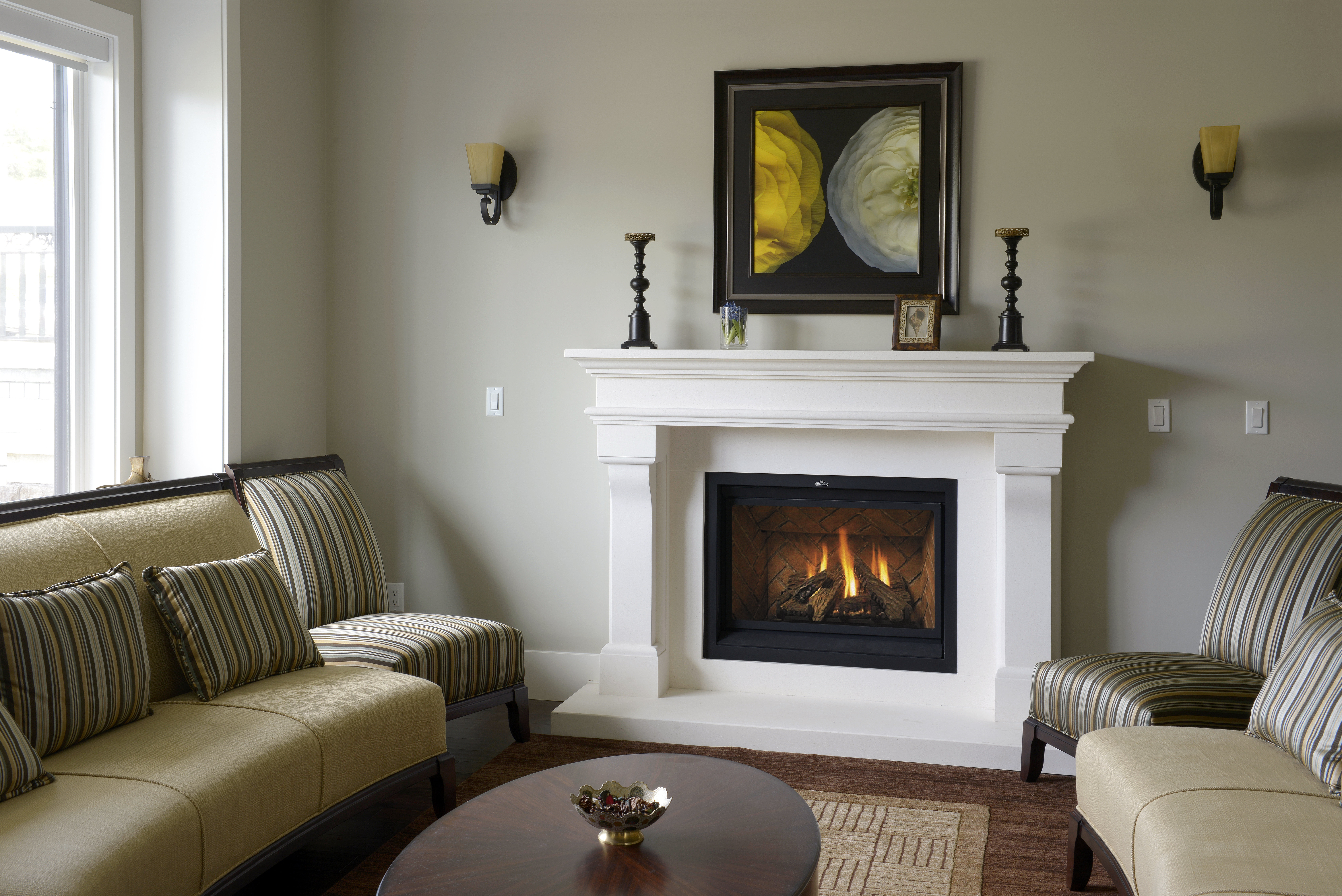 Dynasty Lyon Hand Carved Stone Fireplace Surround | Wayfair